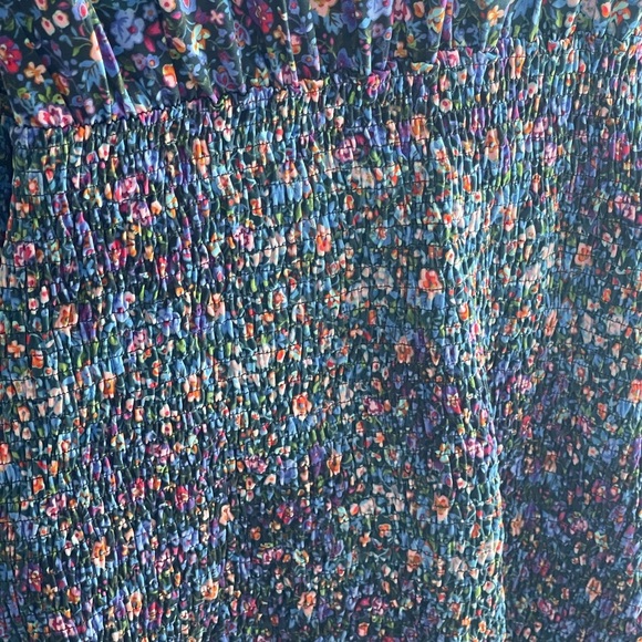 NWT Sandro Floral Pinelle Mini Cut Out Dress - Picture 5 of 14